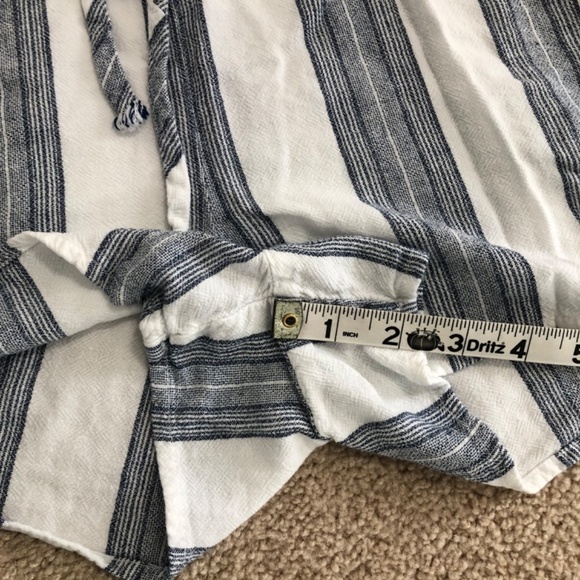 Bella Dahl Striped Santorini Sleeveless Romper Size Medium - Picture 15 of 16